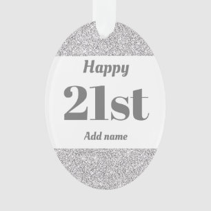 Ornamento personalizado bonito de presente de aniv
