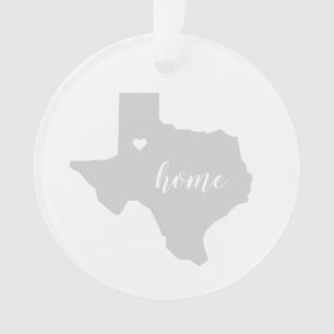 Ornamento Personalizado da Cidade do Texas