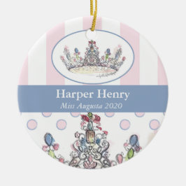 Ornamento Personalizado da Coroa Jewel