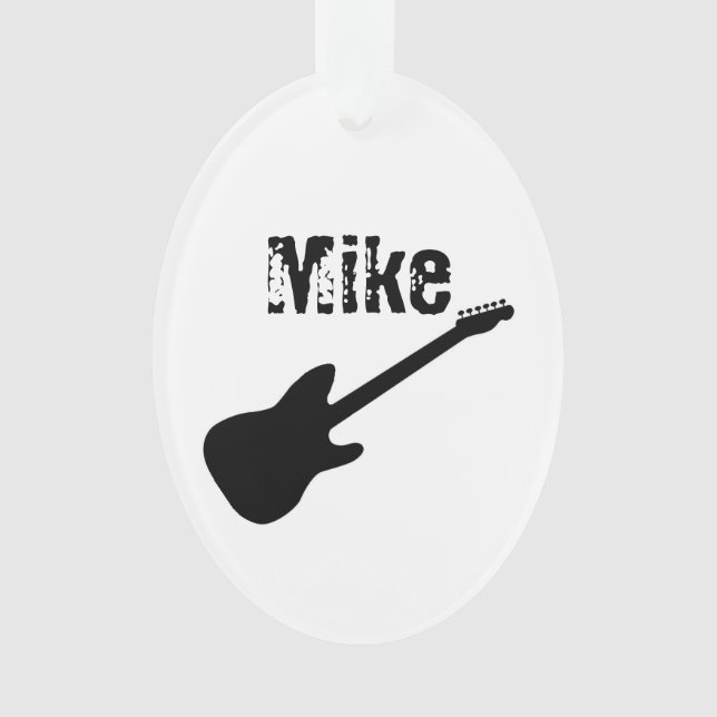 Ornamento personalizado da guitarra (Frente)