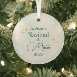 Ornamento Personalizado da Primeira Navidad