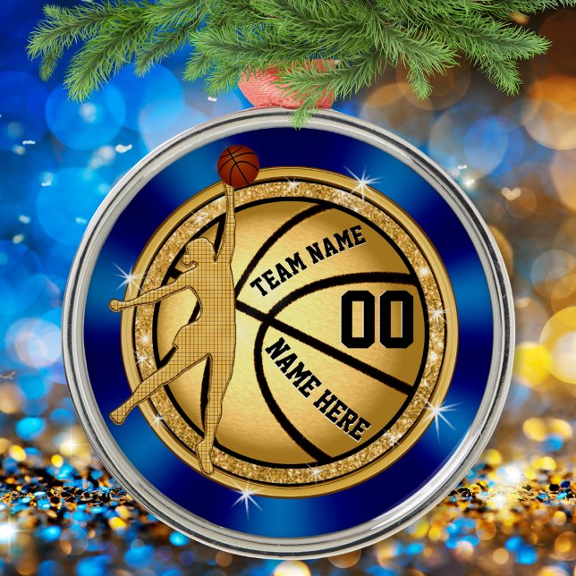Ornamento Personalizado de Basquete para Meninas D (Girls, Personalized basketball Christmas ornaments. Personalized basketball player ornament )