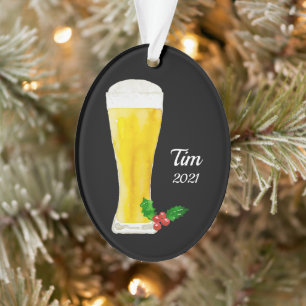 Ornamento Personalizado de Cerveja Alta
