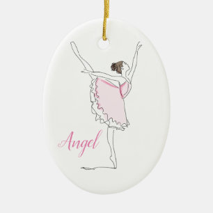 Ornamento Personalizado de Dança Ballerina para Ra