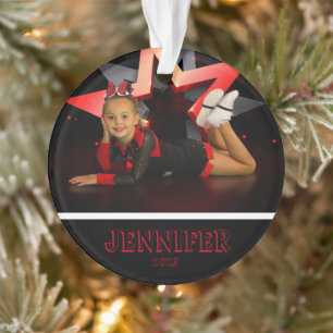 Ornamento Personalizado de Liderança de Foto Verme