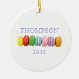 Ornamento Personalizado de Macarons