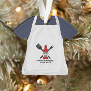Ornamento Personalizado do Grill Master Apron
