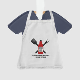 Ornamento Personalizado do Grill Master Apron