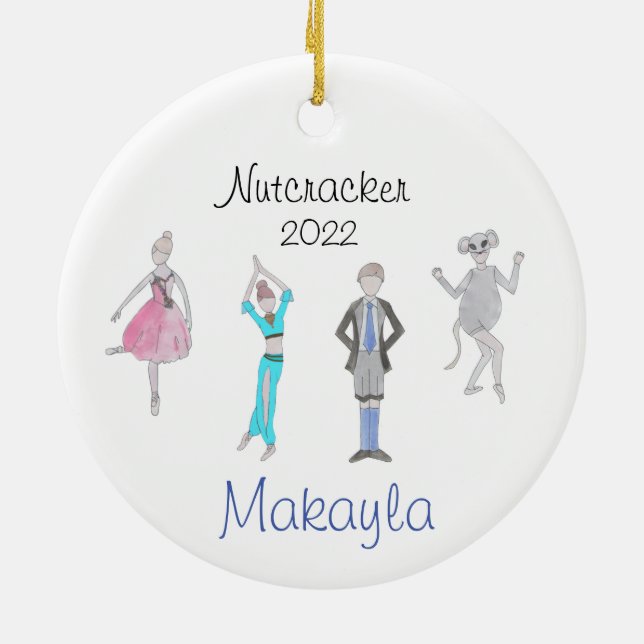 Ornamento Personalizado do Invólucro Noz para Heid (Traseira)