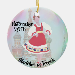 Ornamento personalizado do Nutcracker -