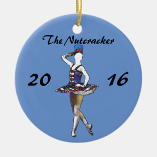 Ornamento personalizado do Nutcracker - boneca