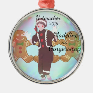 Ornamento personalizado do Nutcracker - Gingersnap