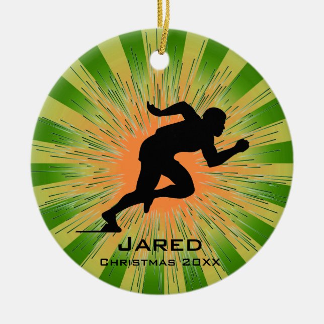 Ornamento Personalizado do Runner (Frente)