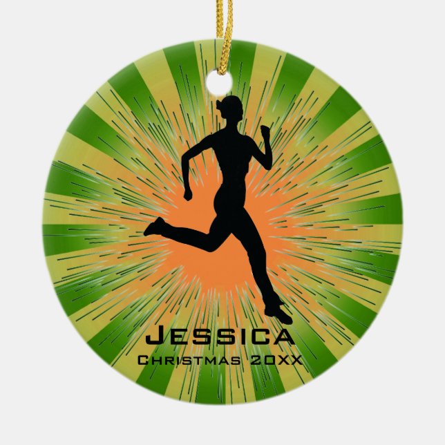 Ornamento Personalizado do Runner (Frente)