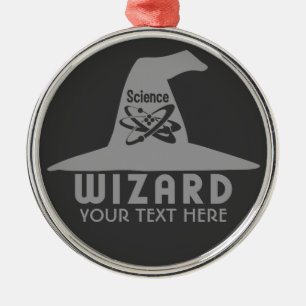 ornamento personalizado do Science Wizard