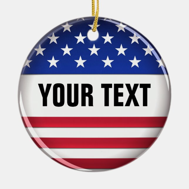 Ornamento personalizado dos EUA (Frente)