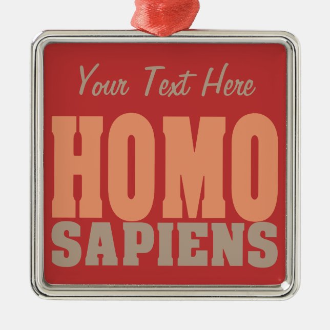Ornamento personalizado HOMO SAPIENS (Frente)
