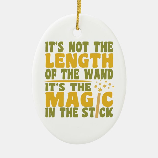 ornamento personalizado MAGIC WAND (Frente)