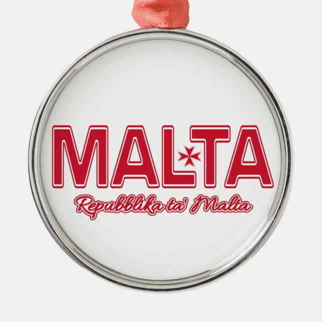 ornamento personalizado MALTA (Frente)