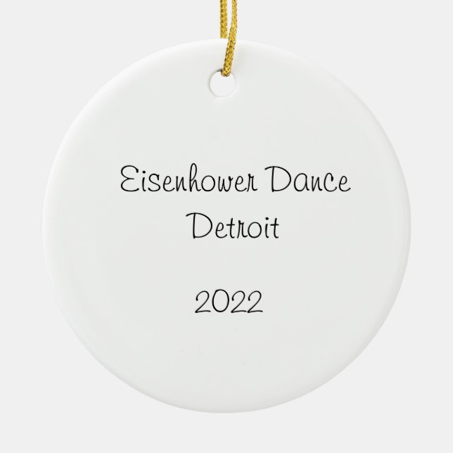 Ornamento personalizado para Angela A. (Frente)