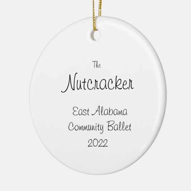 Ornamento personalizado para Ashley B. (Esquerda)