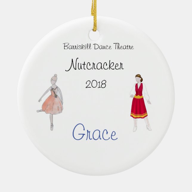 Ornamento personalizado para Kate M. (Traseira)