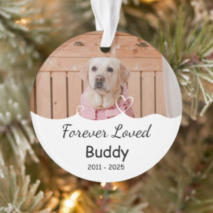 Ornamento Personalizado Para Sempre Amado, Nome, Anos