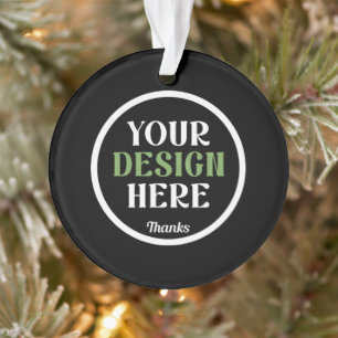 Ornamento personalizado, único, elegante e minimalista