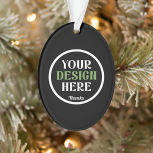 Ornamento personalizado, único, elegante e minimalista hersh