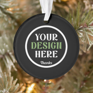 Ornamento personalizado, único, elegante e minimalista hersh
