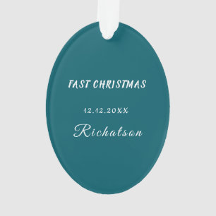 Ornamento personalize o Natal profissional Acrílico Oval