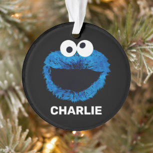Ornamento Personalized Cookie Monster Watercolor Trend