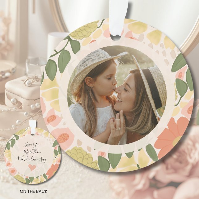 Ornamento Personalized Mother-Daughter Ornament  (Personalized Mother-Daughter Photo Ornament)