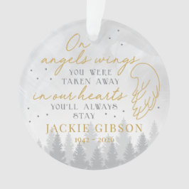 Ornamento Personalized On Angels Wings