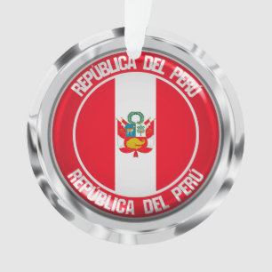 Ornamento Peru Round Emblem