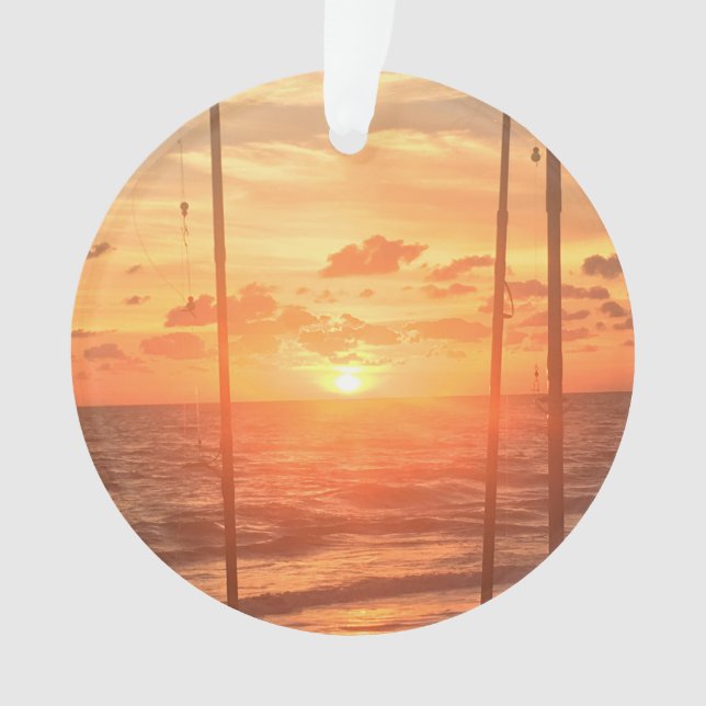 Ornamento Pesca da praia (Frente)