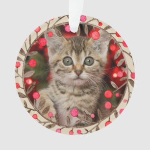 Ornamento Pet Foto Ano Comemorativo Keepsasasak w Reindeer