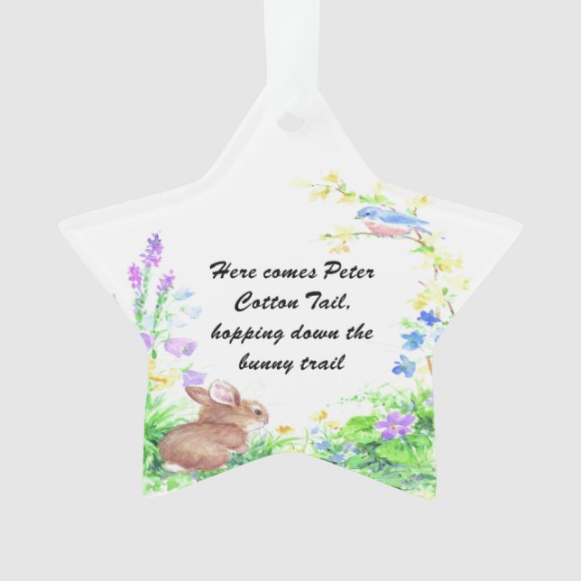 Ornamento Peter Cotton Tail - (Frente)
