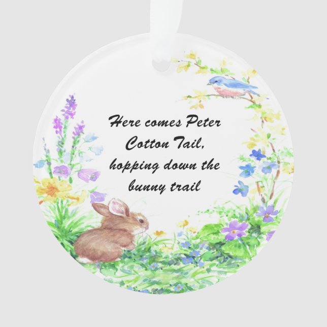 Ornamento Peter Cotton Tail - (Frente)