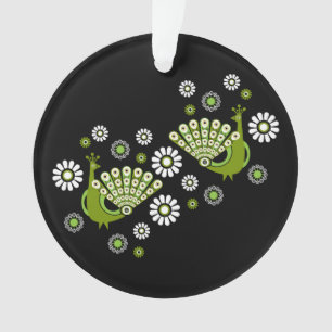 Ornamento Pheasants Peacock Art