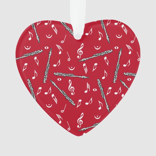 Ornamento Piccolo Music Note Pattern (Frente)