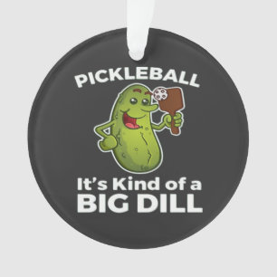 Ornamento Pickleball Meio que um Grande Dilema