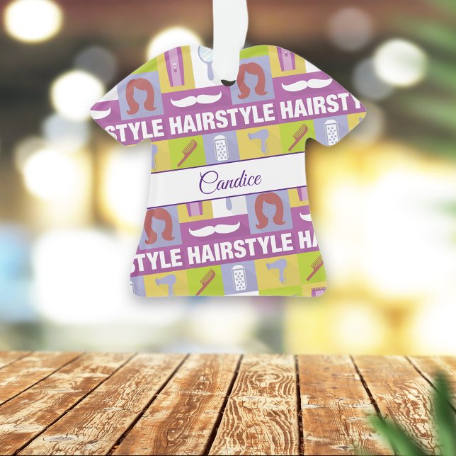 Ornamento Pictograma Monograma de Lista de Cabelos (Criador carregado)