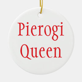 Ornamento "Pierogi Queen - Feliz Natal 2024"