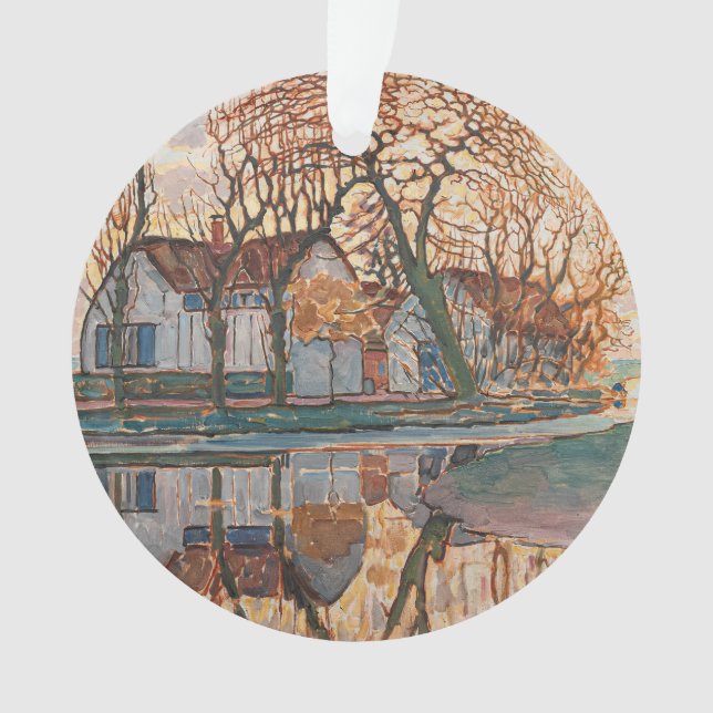Ornamento Piet Mondrian - Fazenda Perto de Duivendrecht (Frente)