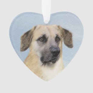 Ornamento Pintura Chinook (Ouvidos Soltos) - Arte Cachorro O