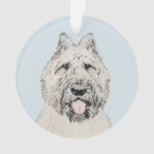 Ornamento Pintura de Bouvier des Flandres - Arte Original de