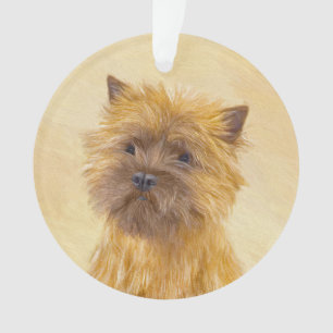 Ornamento Pintura de Cairn Terrier - Arte de Cachorro Origin