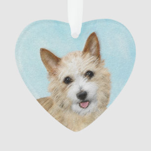 Ornamento Pintura Portuguesa do Podengo Pequeno - Arte Origi