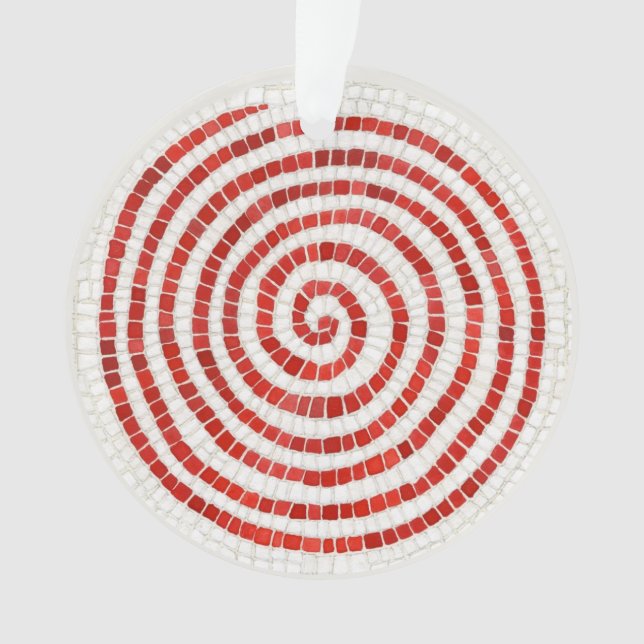 Ornamento PINWHEEL MOSAIC Arnamento Acrílico (Frente)